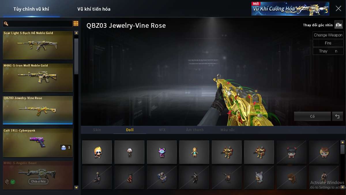 shop acc cf uy tin gia re
